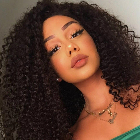 6' Lace Front Custom Made 10"-22" Celebrities Favorite Long Curly Lace Human Hair Wig