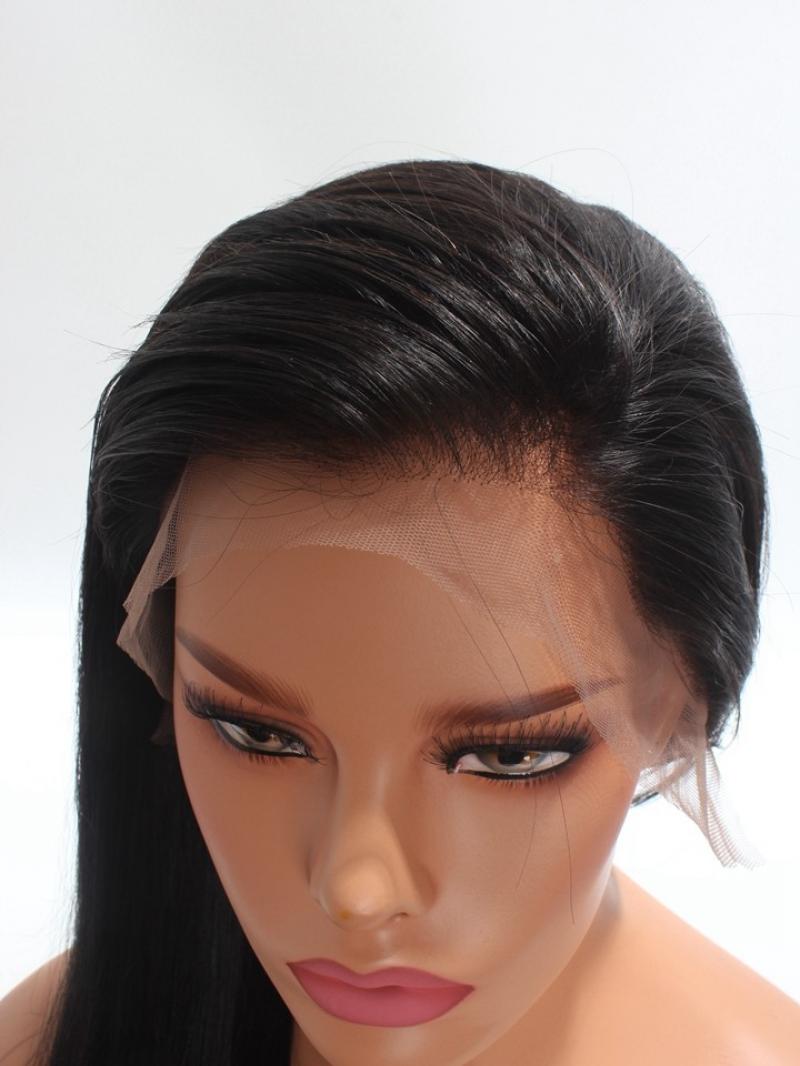 SPECIAL OFFER - CUSTOM 13" * 6" LACE FRONT 6" * 6" FREE PARTING AREA HUMAN HAIR WIG LENGTH FROM 12" TO 16"