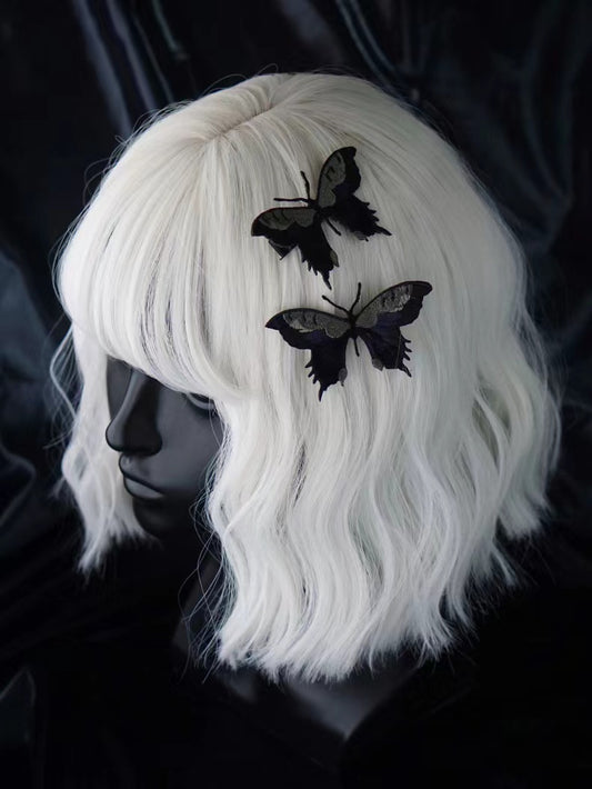 Gothic Style Handmade Black Butterfly Hairpin