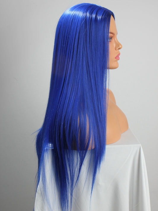 Blueberry Long Straight Synthetic Wig
