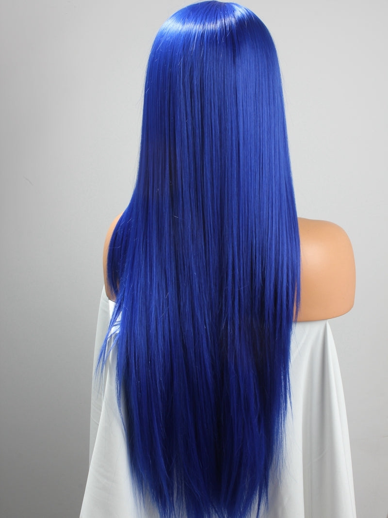Blueberry Long Straight Synthetic Wig