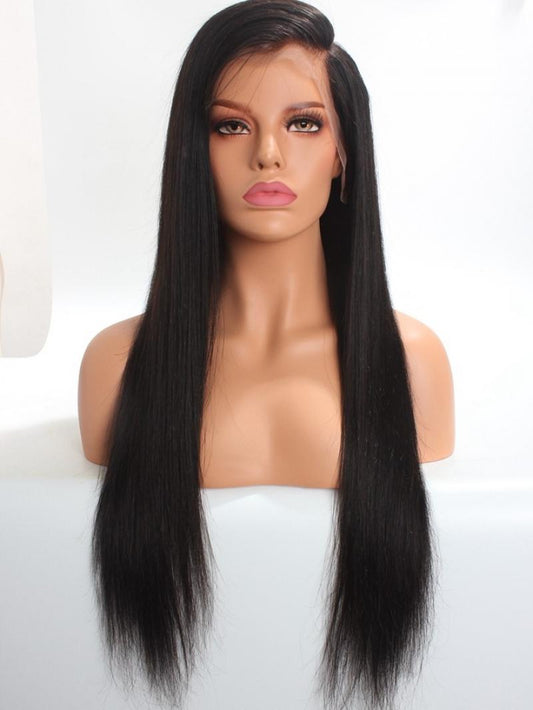 SPECIAL OFFER - CUSTOM 13" * 6" LACE FRONT 6" * 6" FREE PARTING AREA HUMAN HAIR WIG LENGTH FROM 12" TO 16"