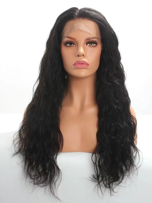 GODDESS BODY WAVY CUSTOM LENGTH FROM 16" - 26" FULL LACE VIRGIN HUMAN HAIR WIG WITH BABY HAIR