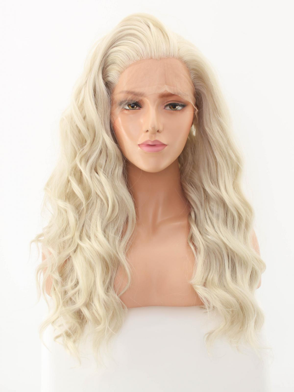 Natural Blonde Synthetic Lace Front Wig