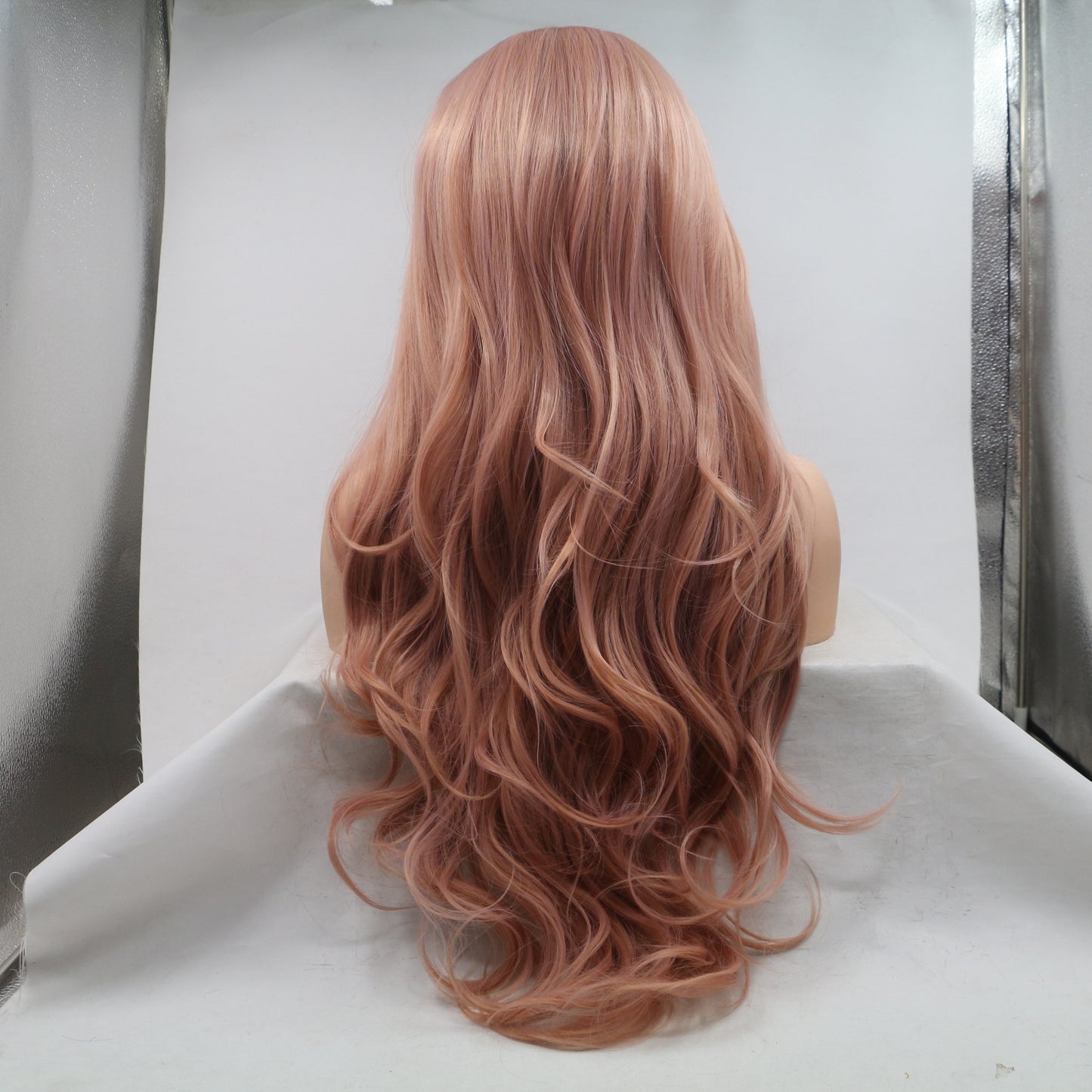 Pink Wavy Hair Wig