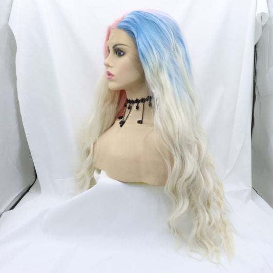 Three Colors Mixed Lace Wig