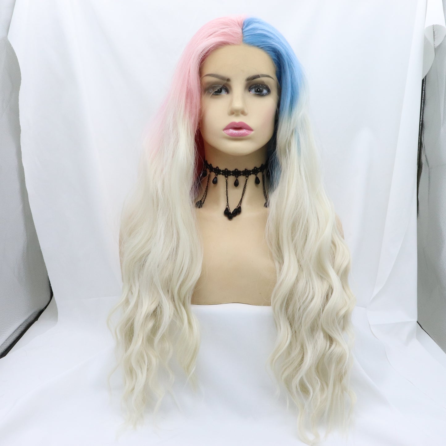 Three Colors Mixed Lace Wig