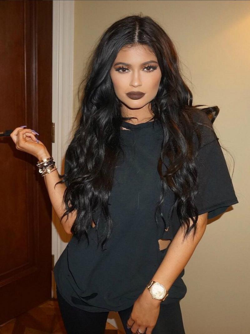 16'' - 30'' LONG KYLIE JENNER INSPIRED LONG WAVY 13"*4'' LACE FRONT HUMAN HAIR WIG